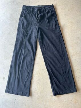 American Eagle Outfitters Black Wide Leg Jeans
